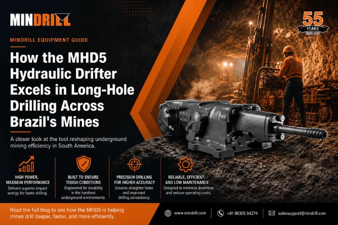 How the MHD5 Hydraulic Drifter Excels in Long-Hole Drilling Across Brazil’s Mines